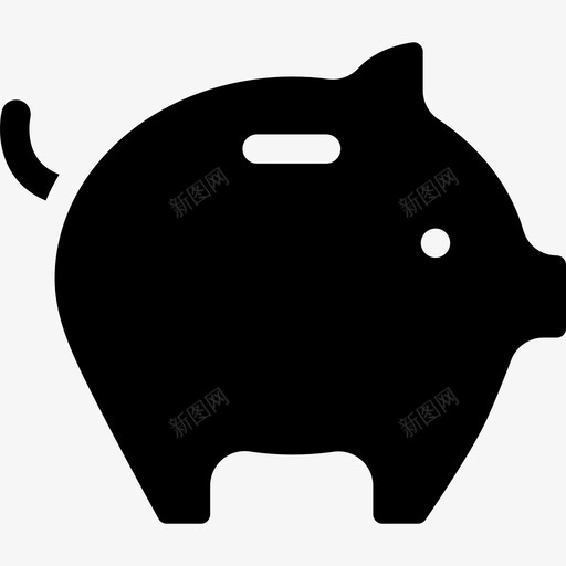 储蓄罐创业和新的商业图标填充svg_新图网 https://ixintu.com 储蓄罐 创业和新的商业图标 填充