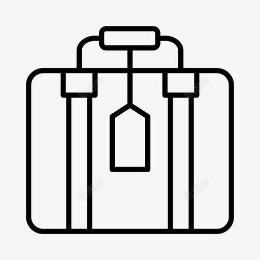 旅行箱观光旅游图标svg_新图网 https://ixintu.com 度假 旅游 旅行箱 观光