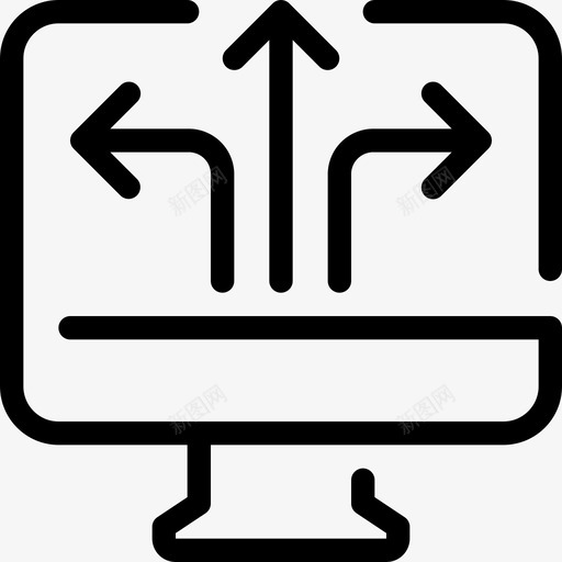 网络解决方案计算机数字图标svg_新图网 https://ixintu.com 在线营销和商务 技术 数字 网络解决方案 计算机