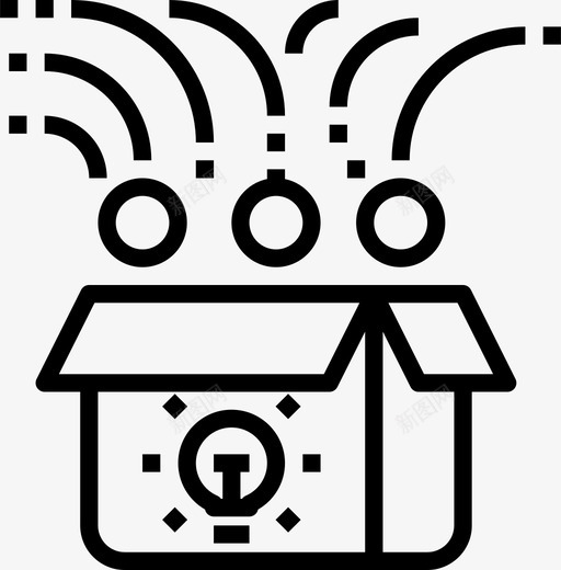众筹创业集资线性图标svg_新图网 https://ixintu.com 众筹 创业集资 线性