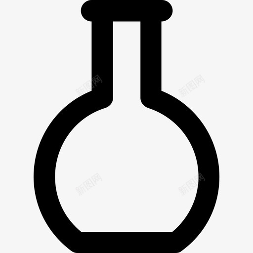 烧瓶健康护理图标集粗体圆形svg_新图网 https://ixintu.com 健康护理图标集 烧瓶 粗体圆形