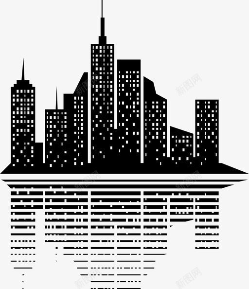 城市建筑首都图标svg_新图网 https://ixintu.com 城市 建筑 河流 首都