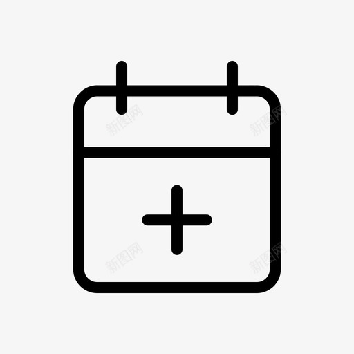 添加事件日历新活动图标svg_新图网 https://ixintu.com ui uiessentials大纲 新活动 日历 添加事件 用户界面
