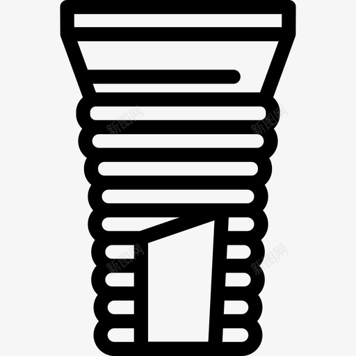 植入固定装置医疗器械牙医工具和牙齿图标svg_新图网 https://ixintu.com 医疗器械 植入固定装置 牙医工具和牙齿