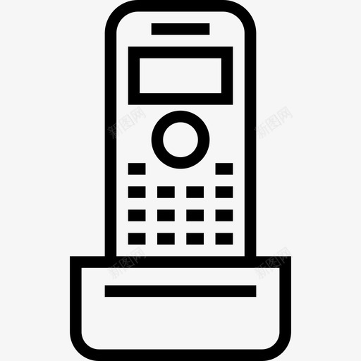 电话商务6直拨图标svg_新图网 https://ixintu.com 商务6 电话 直拨