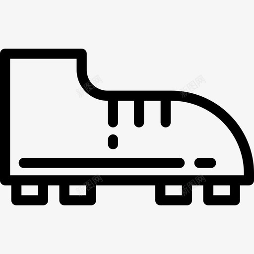 足球靴运动经典套装直线型图标svg_新图网 https://ixintu.com 直线型 足球靴 运动经典套装