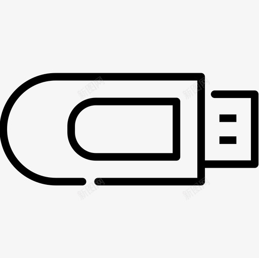 闪存驱动器工具集线性图标svg_新图网 https://ixintu.com 线性 设计工具集 闪存驱动器