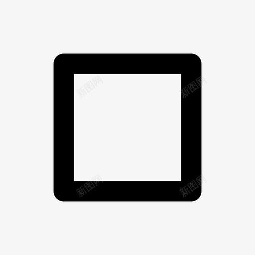 方形对称界面图标svg_新图网 https://ixintu.com 对称 方形 界面