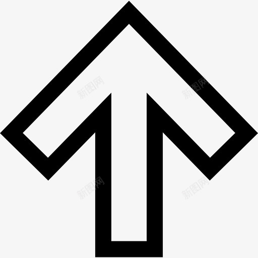 向上箭头箭头图标集合线性svg_新图网 https://ixintu.com 向上箭头 箭头图标集合 线性