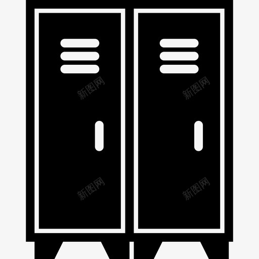 储物柜运动套装填充图标svg_新图网 https://ixintu.com 储物柜 填充 运动套装