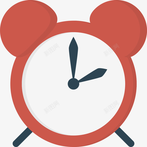 闹钟安全4扁平图标svg_新图网 https://ixintu.com 安全4 扁平 闹钟