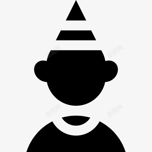 生日男孩生日派对4已满图标svg_新图网 https://ixintu.com 已满 生日派对4 生日男孩