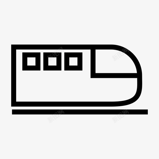 地铁快速火车图标svg_新图网 https://ixintu.com 交通 地铁 媒体 快速 旅游 火车 用户界面 网页设计