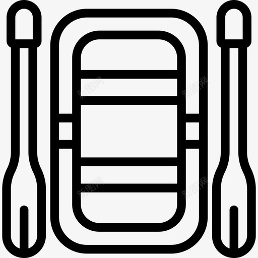 漂流户外收集线性图标svg_新图网 https://ixintu.com 户外收集 漂流 线性