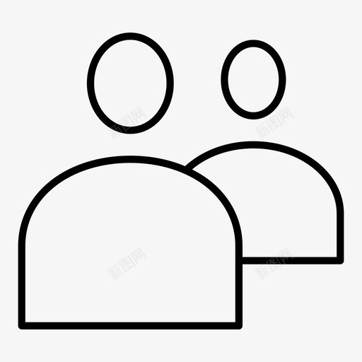 用户团队领导图标svg_新图网 https://ixintu.com 员工 团队 用户 领导