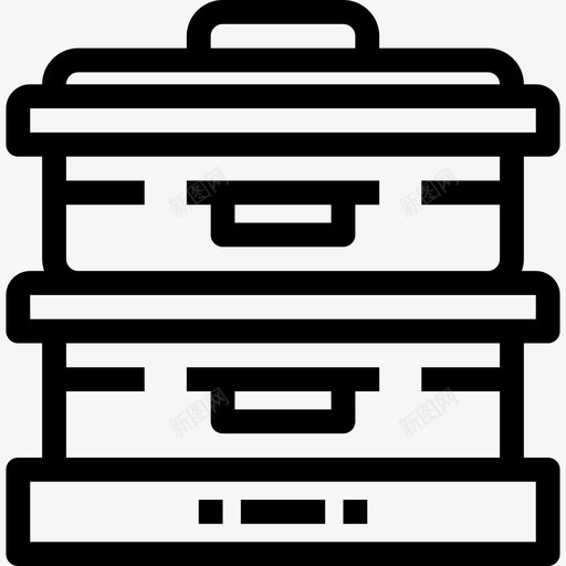 锅家具和家用直系图标svg_新图网 https://ixintu.com 家具和家用 直系 锅