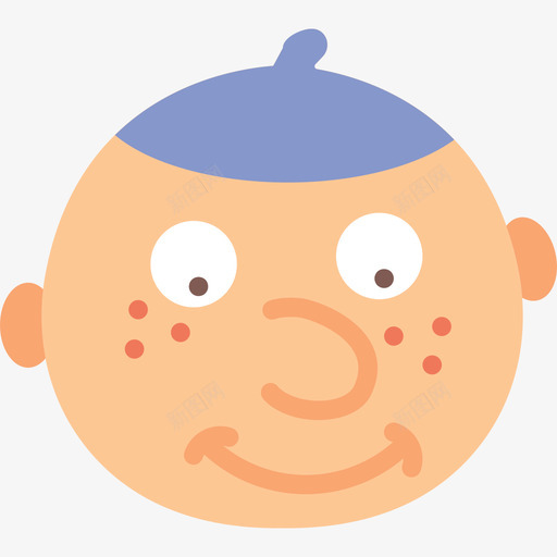 犹太人表情符号集扁平图标svg_新图网 https://ixintu.com 扁平 犹太人 表情符号集