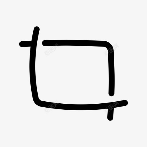 裁剪剪切编辑项目图标svg_新图网 https://ixintu.com photoshop 剪切 图像编辑 滴状图标集 编辑项目 裁剪