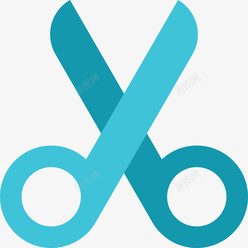 剪刀医院2号扁平图标svg_新图网 https://ixintu.com 剪刀 医院2号 扁平