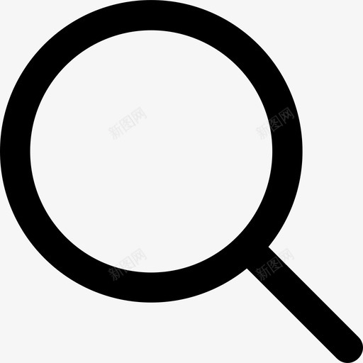 搜索业务元素编译粗体舍入图标svg_新图网 https://ixintu.com 业务元素编译 搜索 粗体舍入