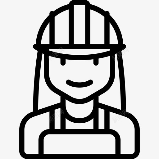 工人行业图标集合线性svg_新图网 https://ixintu.com 工人 线性 行业图标集合