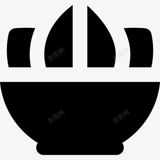 沙拉烧烤系列填充图标svg_新图网 https://ixintu.com 填充 沙拉 烧烤系列