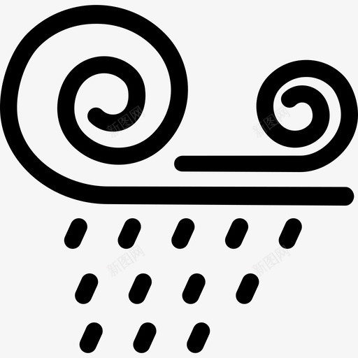 冰雹天气资源2线性图标svg_新图网 https://ixintu.com 冰雹 天气资源2 线性