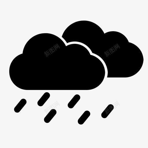 酸雨二氧化碳污染图标svg_新图网 https://ixintu.com 二氧化碳 天气 污染 污染集合2 酸雨 降雨