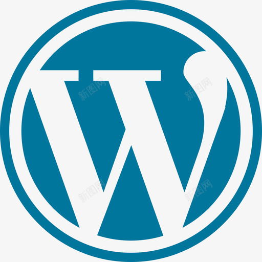 Wordpress社交媒体徽标2扁平图标svg_新图网 https://ixintu.com Wordpress 扁平 社交媒体徽标2
