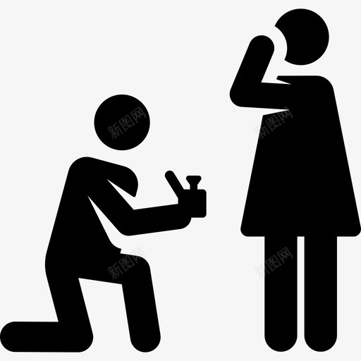 订婚婚礼图案填充图标svg_新图网 https://ixintu.com 填充 婚礼图案 订婚