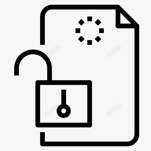 文件锁保护安全图标svg_新图网 https://ixintu.com gdpr大纲 保护 安全 文件锁
