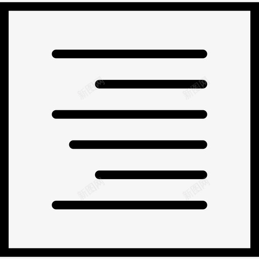 右对齐用户界面集线性图标svg_新图网 https://ixintu.com 右对齐 用户界面集 线性