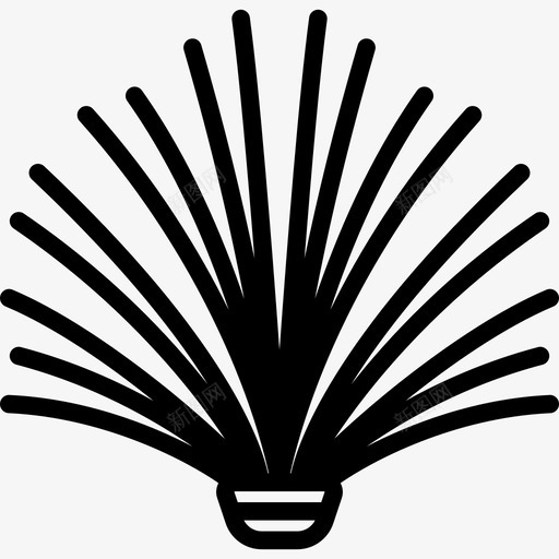 落叶松圆叶收集线状图标svg_新图网 https://ixintu.com 圆叶收集 线状 落叶松