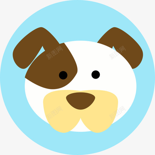 狗动物可爱的动物收藏图标svg_新图网 https://ixintu.com 动物 可爱的动物收藏 狗
