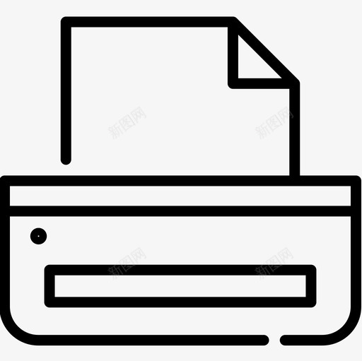 打印机工具集线性图标svg_新图网 https://ixintu.com 打印机 线性 设计工具集