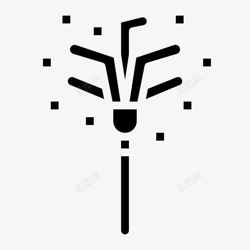 掸子扫帚清洁图标svg_新图网 https://ixintu.com 扫帚 掸子 清洁 清洁黑色