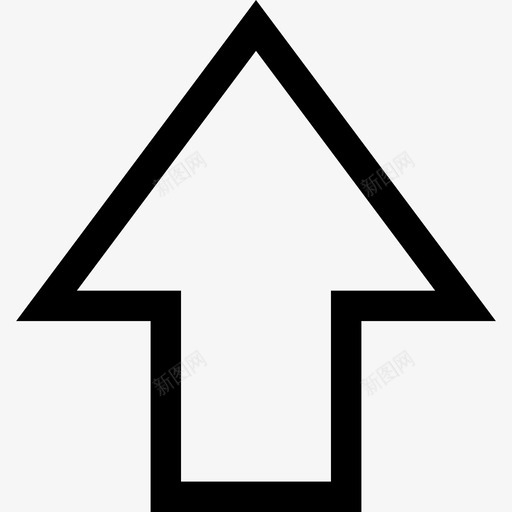 向上箭头web导航线性图标svg_新图网 https://ixintu.com web导航 向上箭头 线性