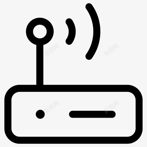 Wifi技术图标集合线性svg_新图网 https://ixintu.com Wifi 技术图标集合 线性