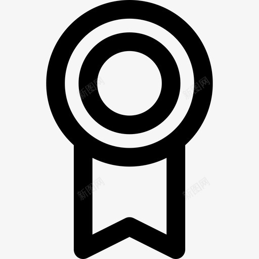 奖章圆形奖励直系图标svg_新图网 https://ixintu.com 圆形奖励 奖章 直系