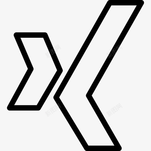 邢品牌系列直线型图标svg_新图网 https://ixintu.com 品牌系列 直线型 邢