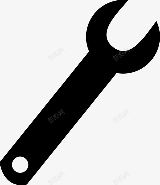 扳手机械工具修理工图标svg_新图网 https://ixintu.com 修理工 扳手 机械工具