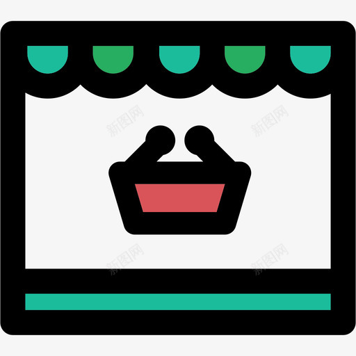 在线商店电子商务集2线性颜色图标svg_新图网 https://ixintu.com 在线商店 电子商务集2 线性颜色