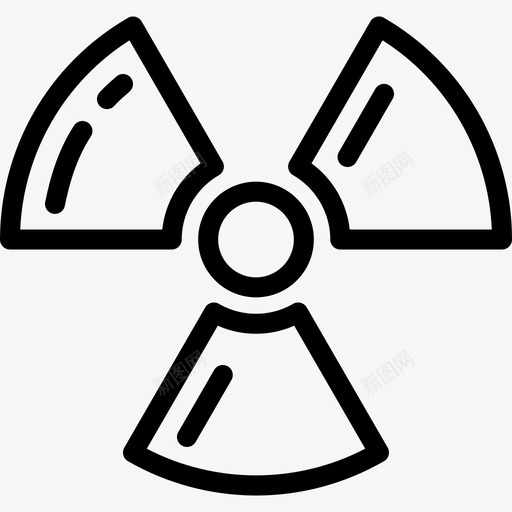 核科学研究线性图标svg_新图网 https://ixintu.com 核 科学研究 线性