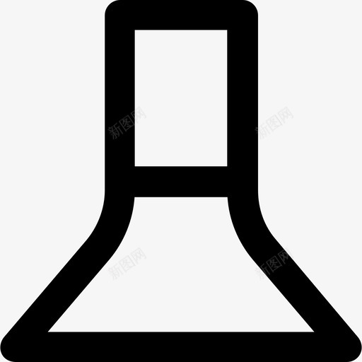 烧瓶科学元素2粗体圆形图标svg_新图网 https://ixintu.com 烧瓶 科学元素2 粗体圆形