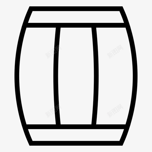 桶容器油图标svg_新图网 https://ixintu.com 容器 桶 油 海盗