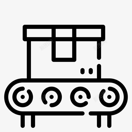 产品输送装配工厂图标svg_新图网 https://ixintu.com 产品输送 工厂 装配 运输