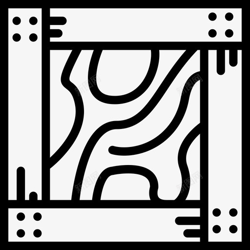 板条箱商业收藏2线性图标svg_新图网 https://ixintu.com 商业收藏2 板条箱 线性