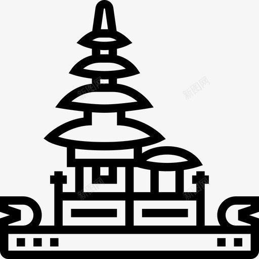 纯布拉坦达努乌伦地标3直线型图标svg_新图网 https://ixintu.com 地标3 直线型 纯布拉坦达努乌伦