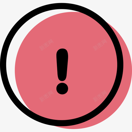 感叹号彩色用户界面资源图标svg_新图网 https://ixintu.com 彩色用户界面资源 感叹号