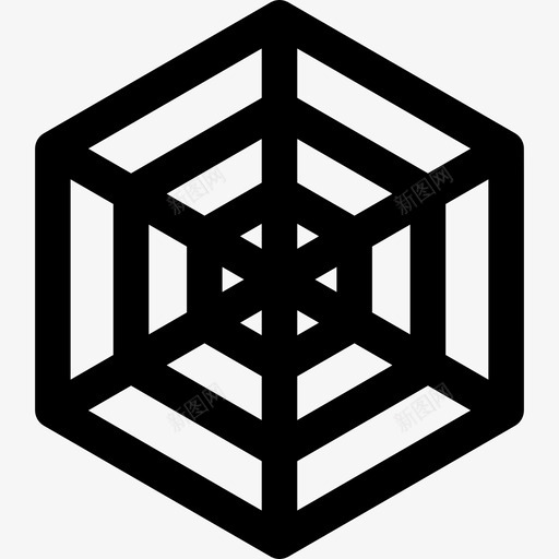蜘蛛网界面网络导航图标svg_新图网 https://ixintu.com 界面 网络导航图标 蜘蛛网